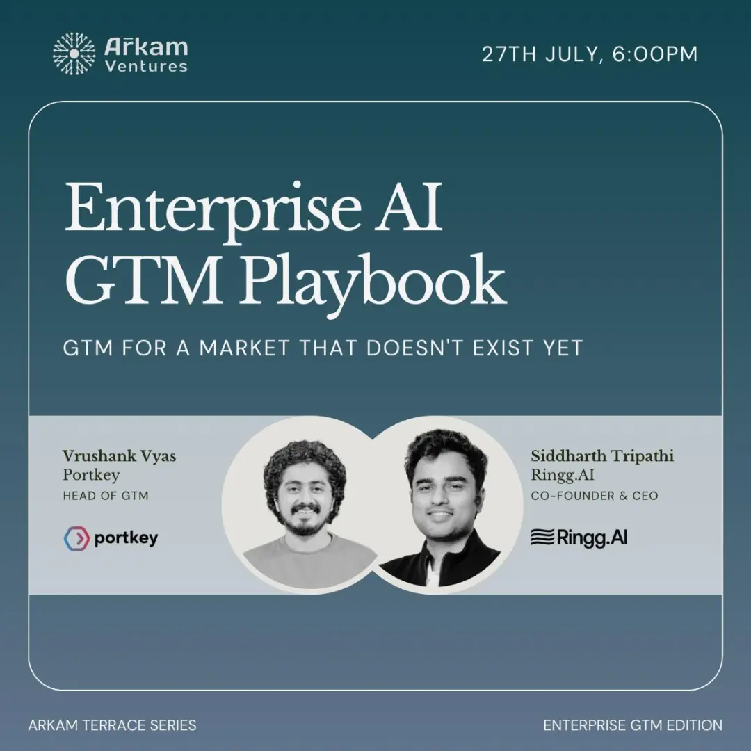 Enterprise AI GTM Playbook | Arkam Ventures