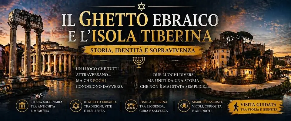 Il Ghetto ebraico e l'isola Tiberina: Storia identità e sopravvivenza