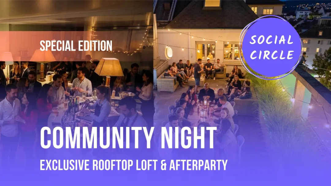 Community Night | Rooftop Loft by the Lake