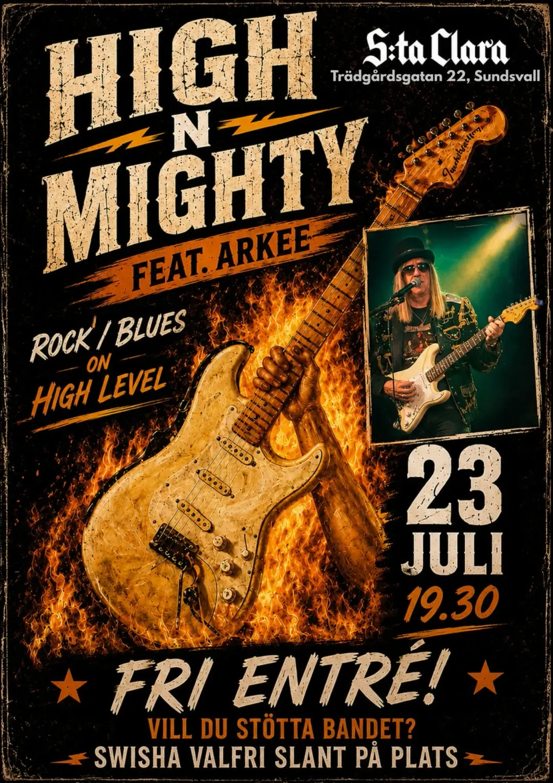HIGH N MIGHTY Feat:ARKEE, Rock &Blues on High Level