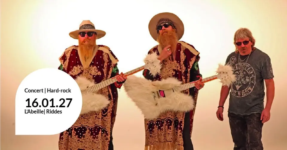 TRIBUTE NIGHT 2 : Fuzz Top (ZZ Top) + Skorpions (Scorpions) + Zoso (Led Zeppelin) | L'Abeille