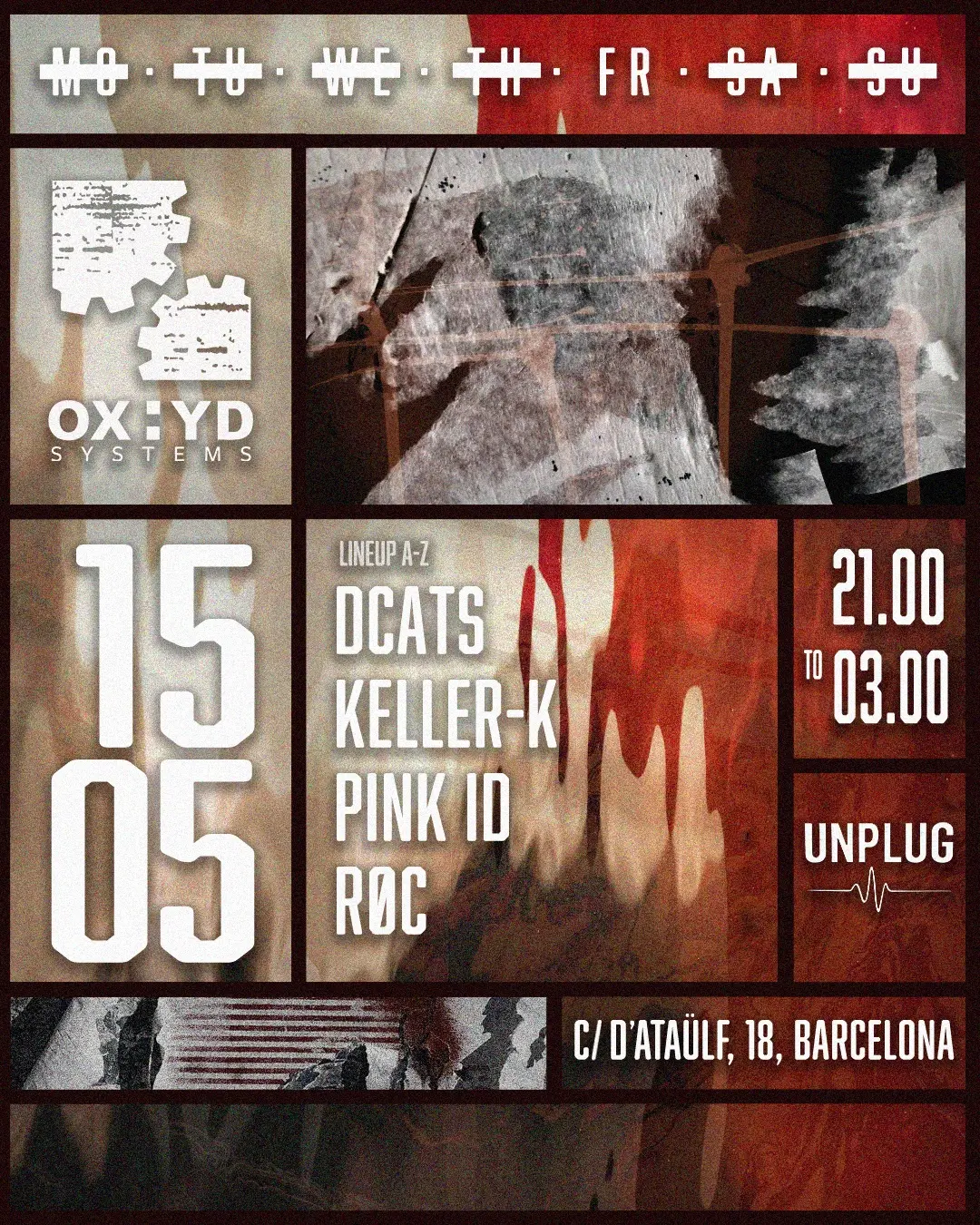OX:YD Systems x Unplug [Alexander Blast + Dcats + Keller-K + Pink ID]