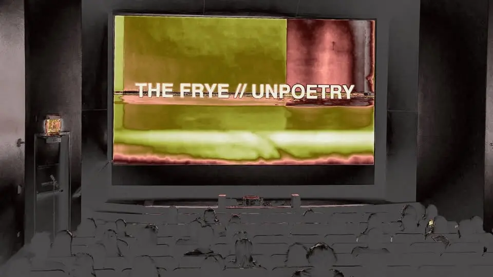 Unpoetry at the Frye