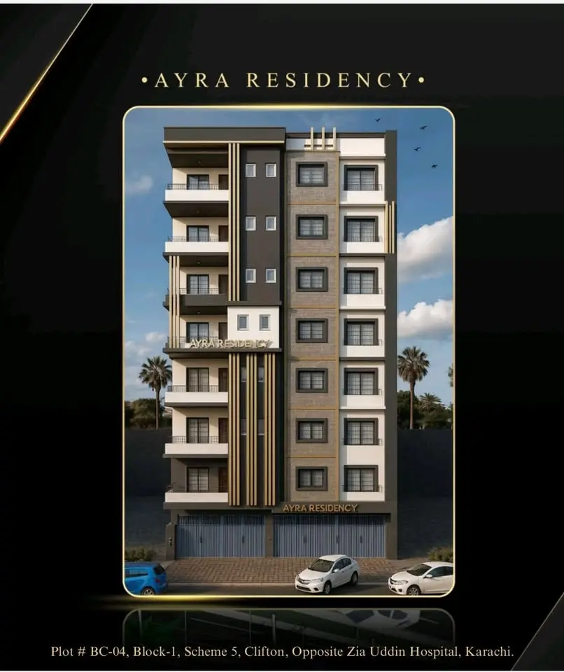 Brand new project for sale Clifton 03338222697 Ayra Residency 