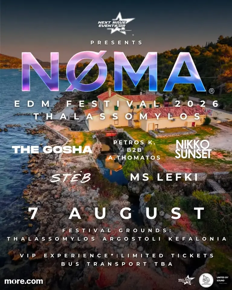 NØMA EDM FESTIVAL THALASSOMYLOS 2026