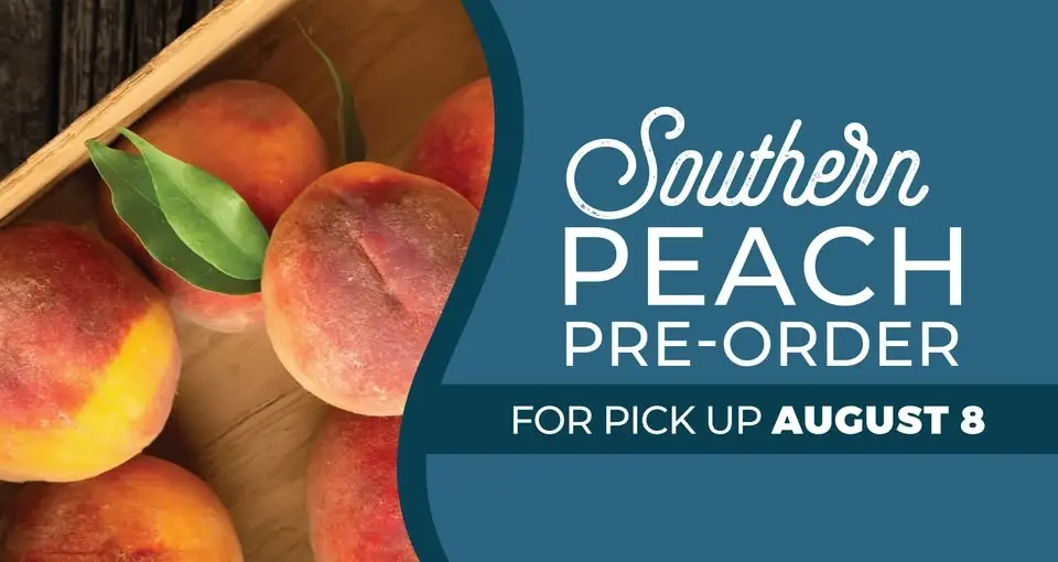 Southern Peach Pre-Order for Pickup August 8