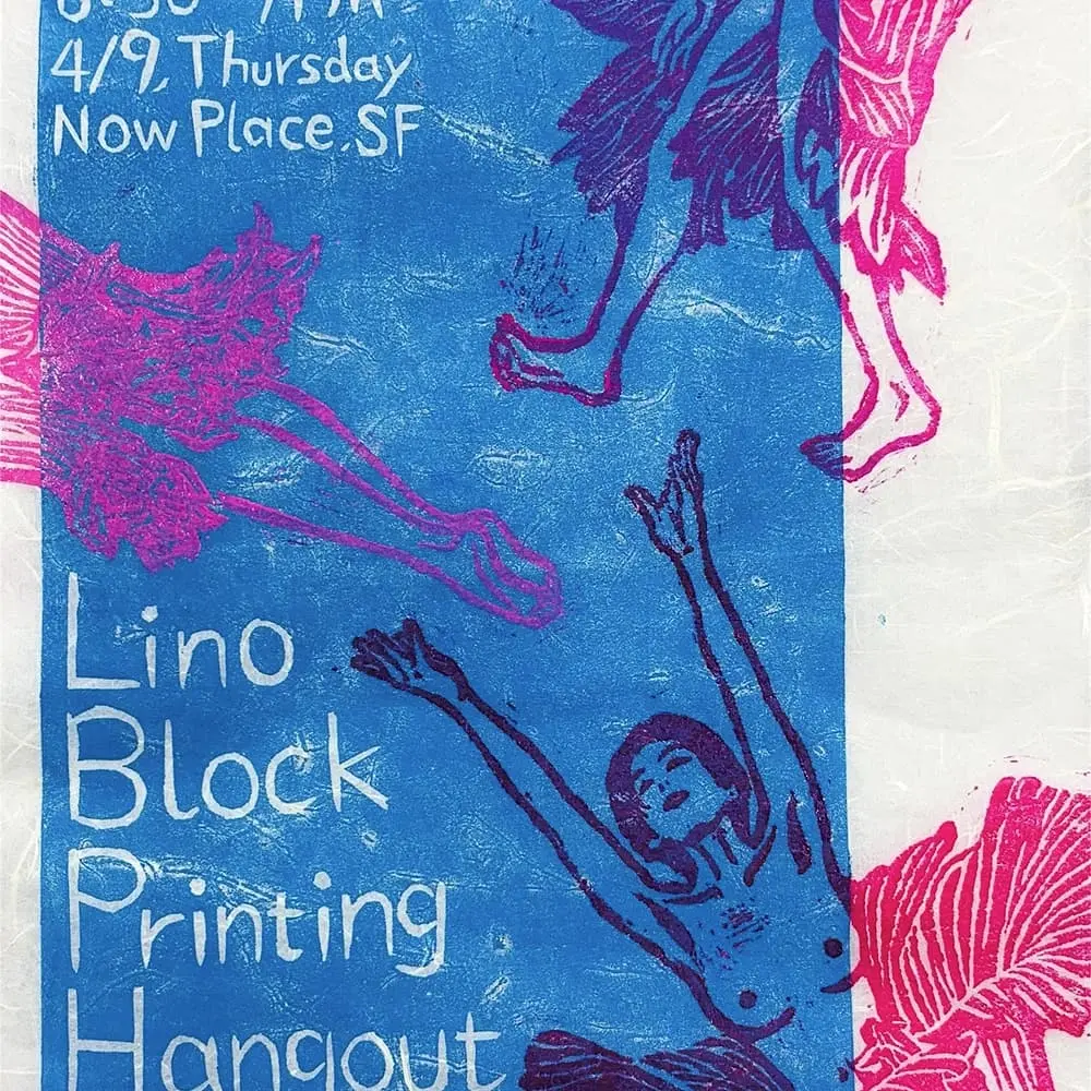 ✦ Lino Block Printing Working/Hangout 版画刻印聚会