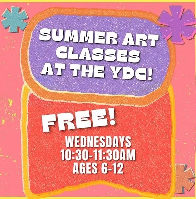 Summer Art Classes at The YDC!