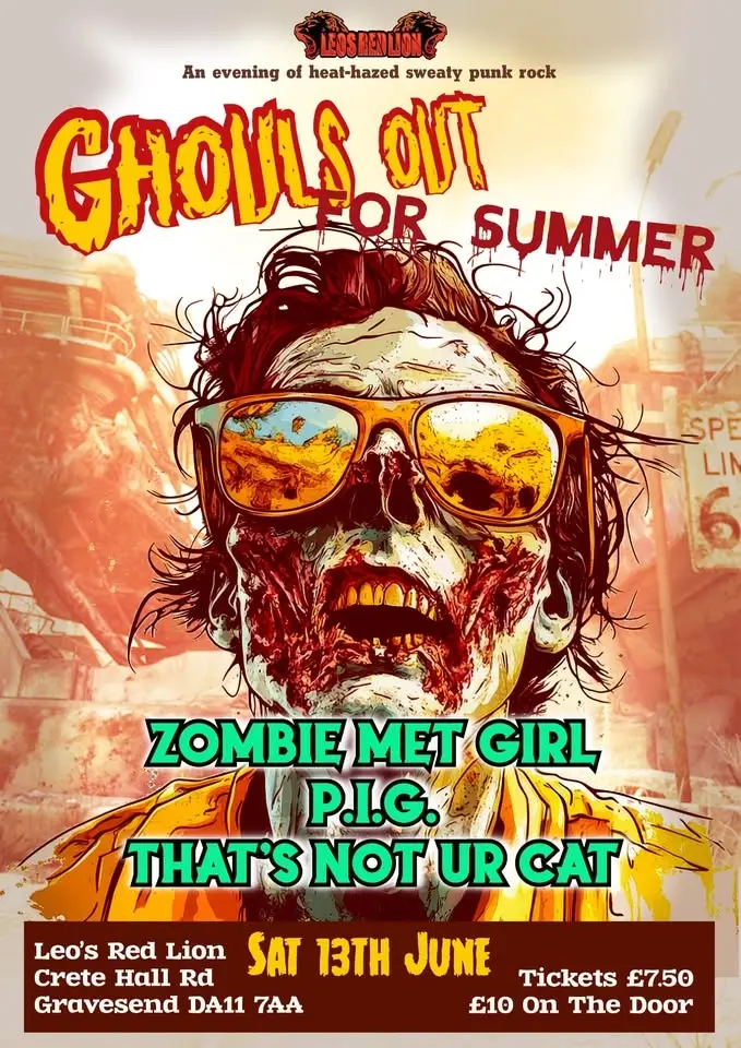Zombie Met Girl Present Ghouls Out For Summer
