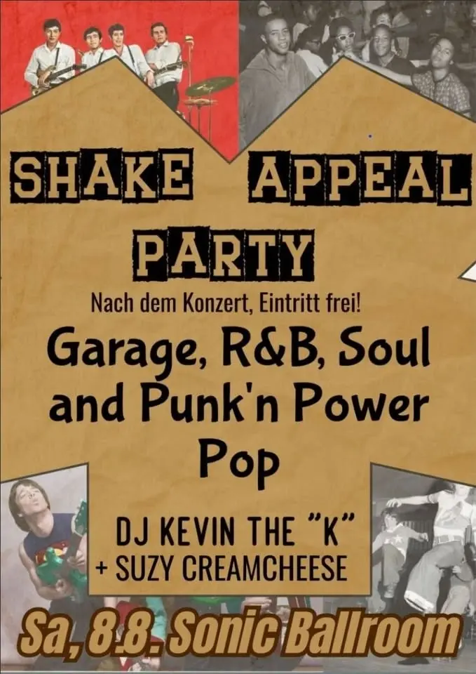 Shake Appeal Party mit Suzy Creamcheese und Kevin The K