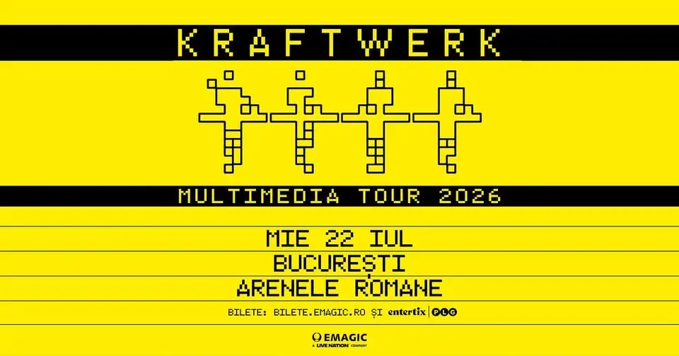 Kraftwerk ● Multimedia Tour 2026 ● București, Arenele Romane