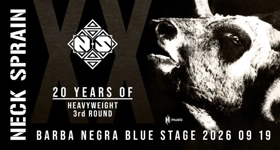 NECK SPRAIN - 20 years of Heavyweight 3rd Round @ Barba Negra, Budapest