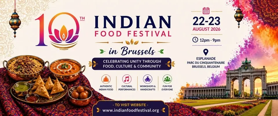 10th Indian Food Festival – Brussels: The Anniversary Edition!
