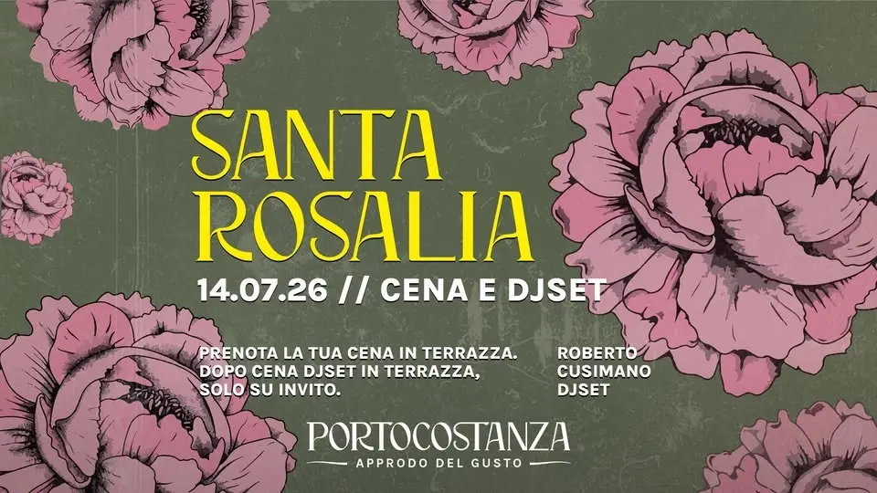 🌸 Santa Rosalia 2026 | Cena in Terrazza & DJ Set