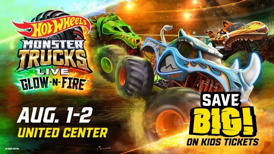 Hot Wheels Monster Trucks Live Glow-N-Fire