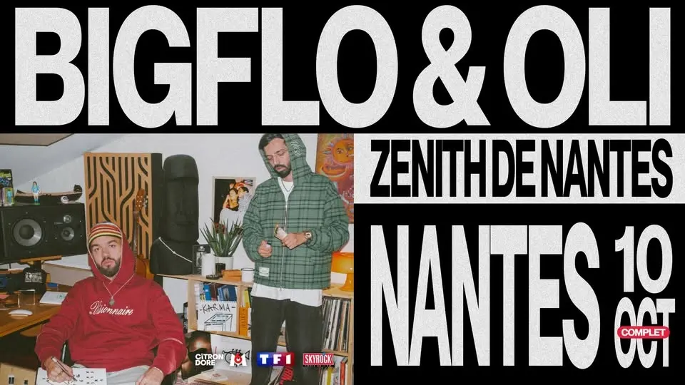 Bigflo & Oli à Nantes • en concert le 10 octobre 2026 • Zénith