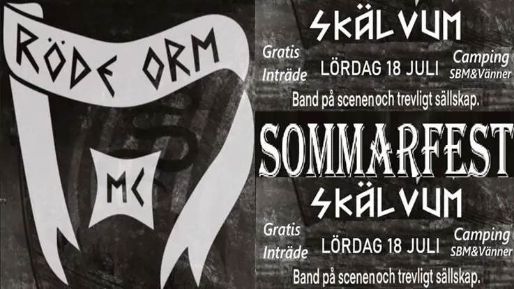 Röde Orm Mc Skälvums Sommarfest 2026