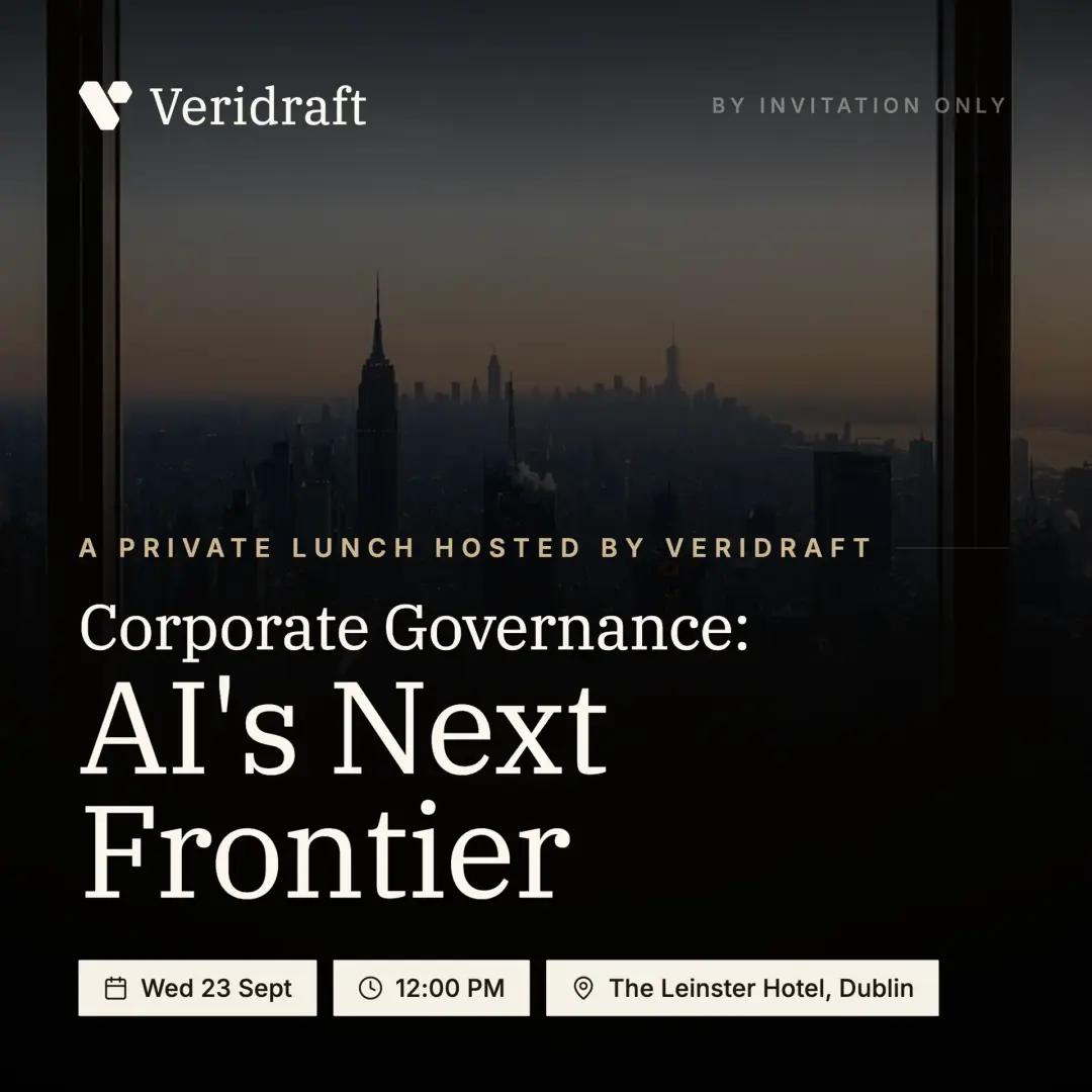 Corporate Governance: AI's Next Frontier - A Private Lunch