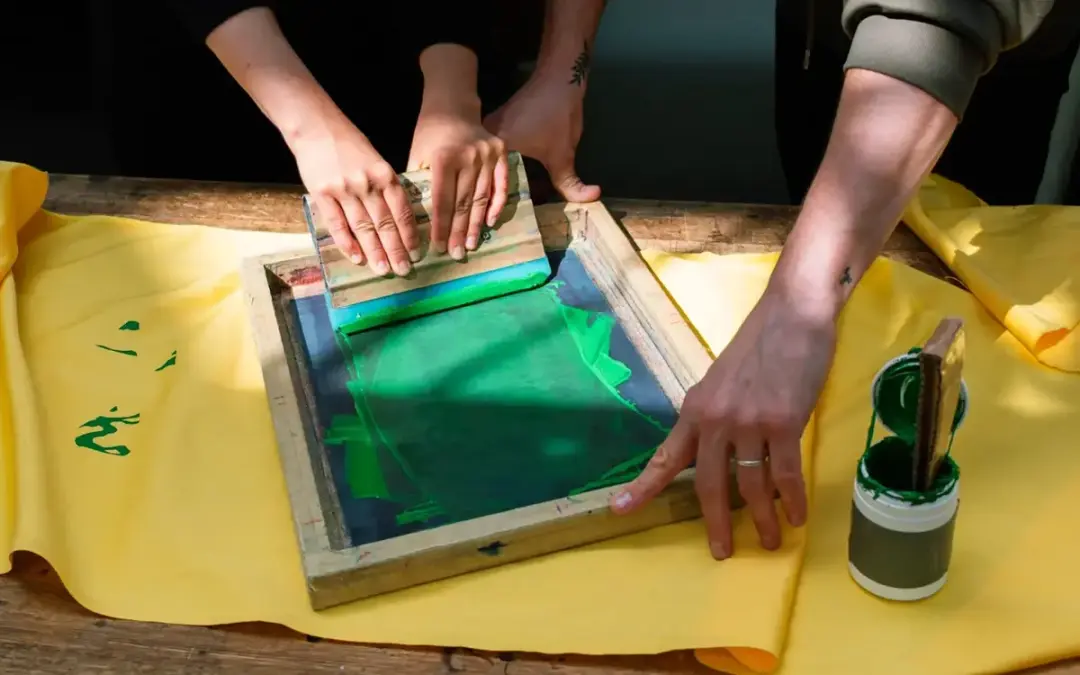 Prova screentryck med KÄRV press