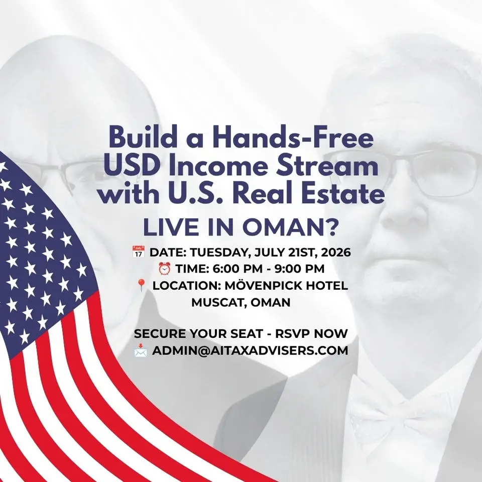 FREE SEMINAR - 🚨 LIVE IN OMAN? BUILD A USD INCOME STREAM 🚨