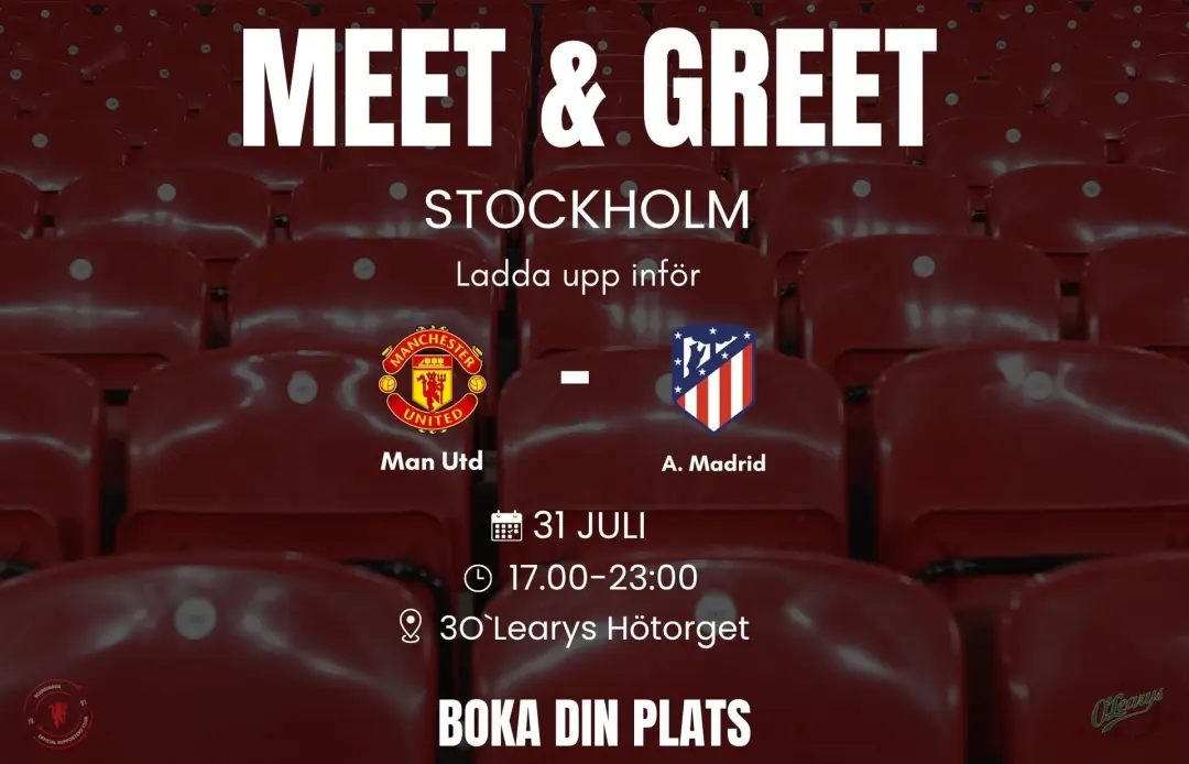 MEET & GREET PÅ O`LEARYS PÅ HÖTORGET