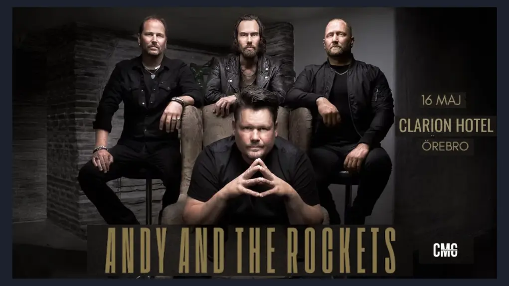 Andy and the Rockets - Live at Clarion Örebro 16/5