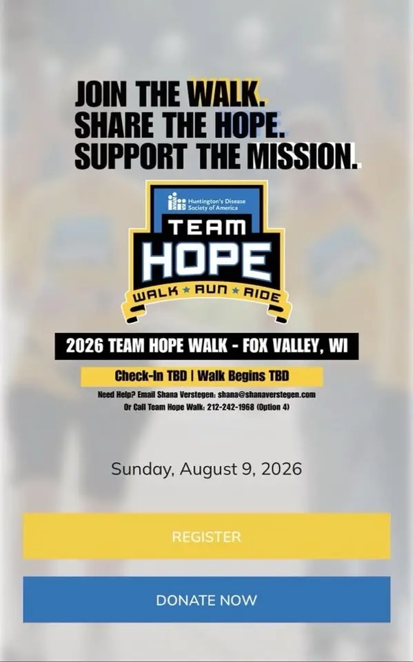 2026 Team Hope Walk - Fox Valley, WI