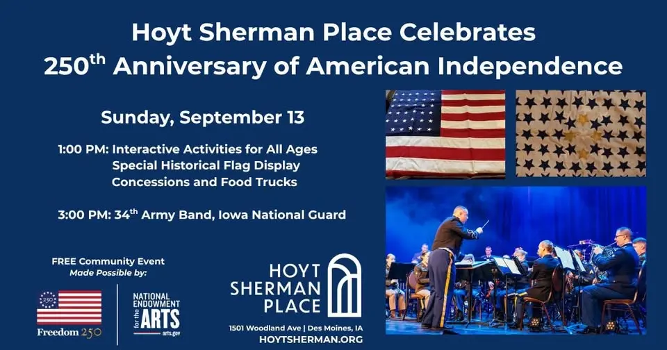 Hoyt Sherman Place Celebrates 250th Anniversary of American Independence