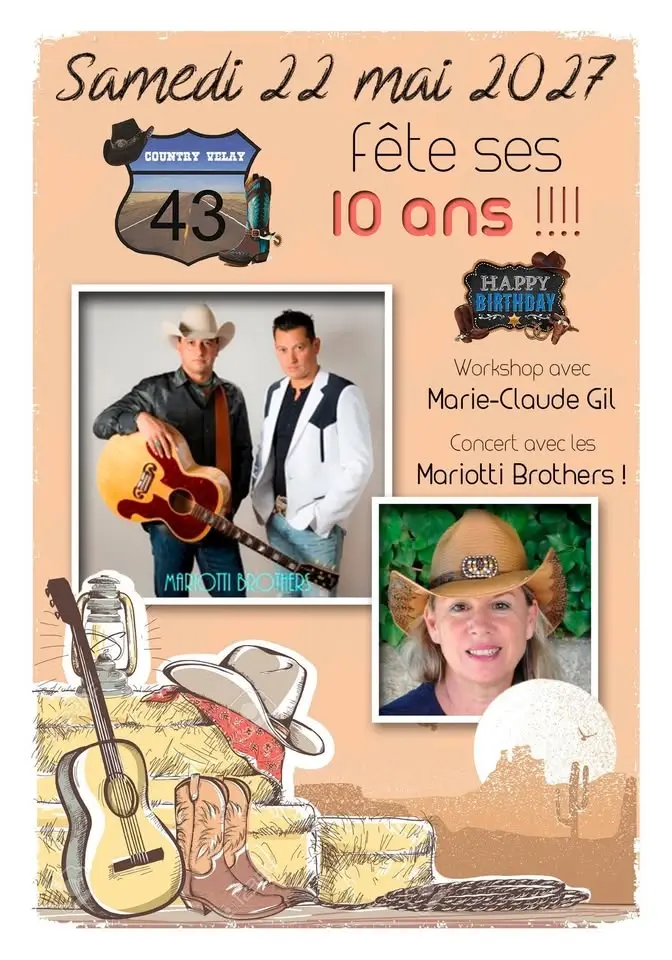 Journée anniversaire 10 ans Country Velay 43 !