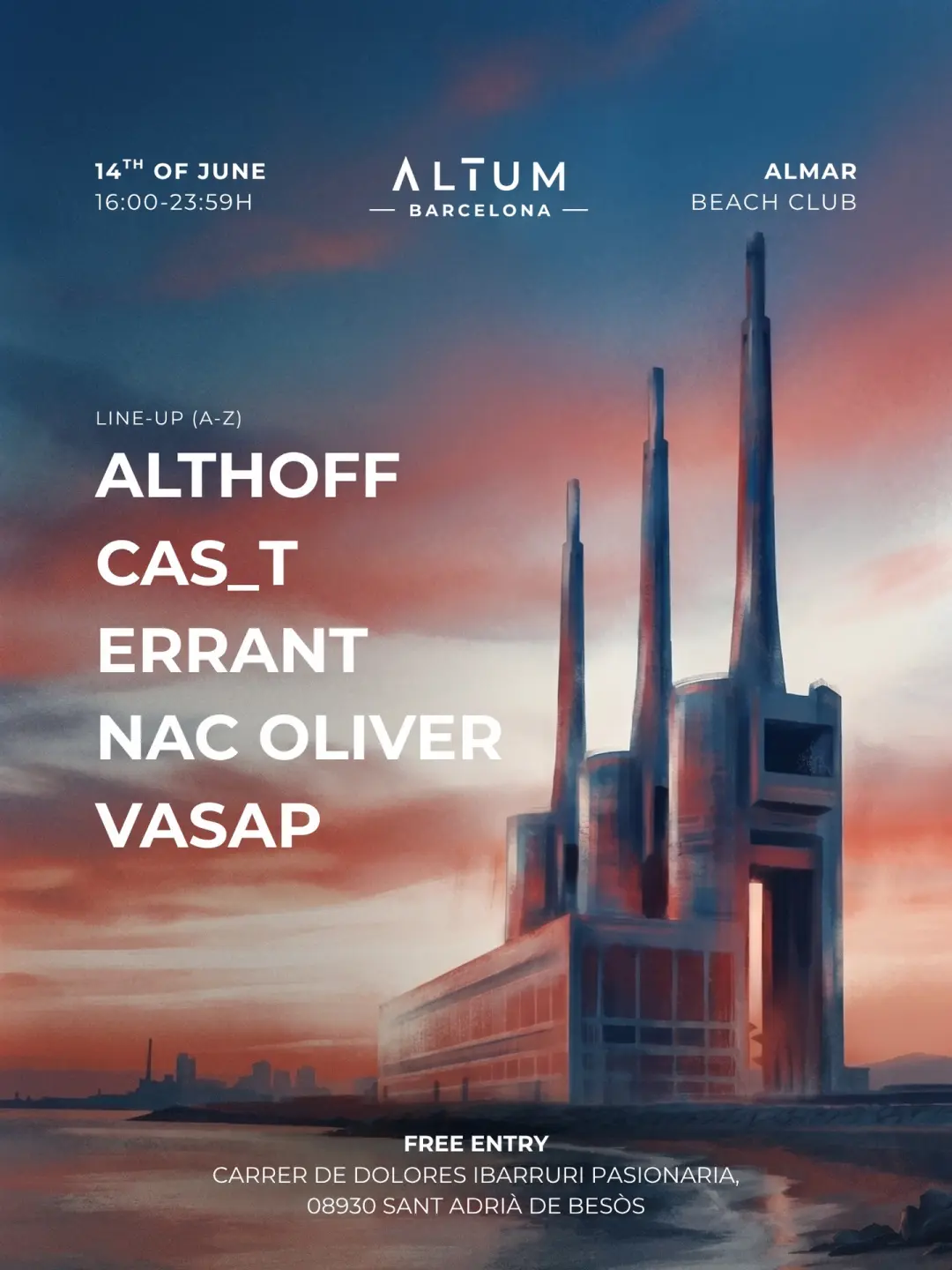 Altum Barcelona - All Day Free Beach Party