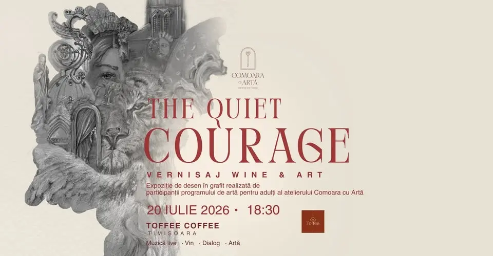 THE QUIET COURAGE Expoziție de desen în grafit • Wine & Art | Comoara cu Artă