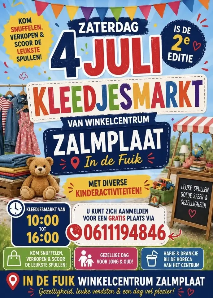 Kleedjesmarkt. 