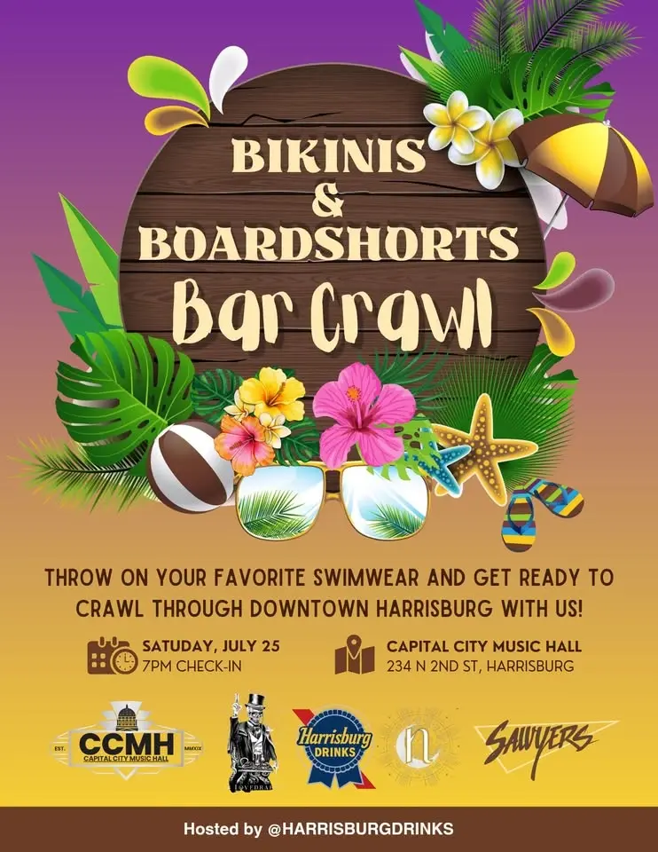 Bikinis & Boardshorts Bar Crawl