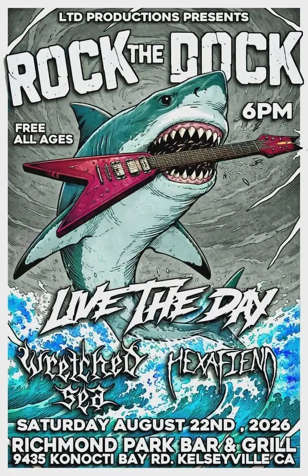 Rock the Dock! w/ Wretched Sea, Live The Day & HEXAFIEND.