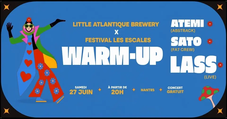FESTIVAL LES ESCALES / WARM UP - LASS (live), ATEMI & SATO