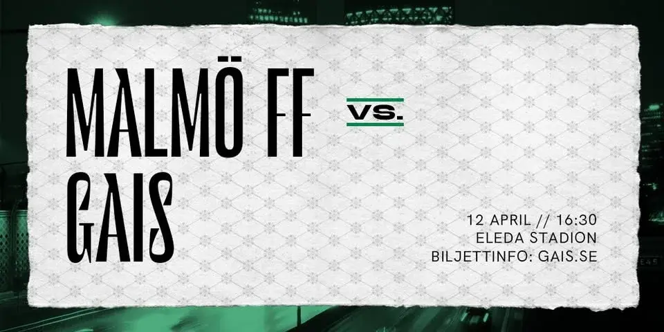 Malmö FF - GAIS i Allsvenskan