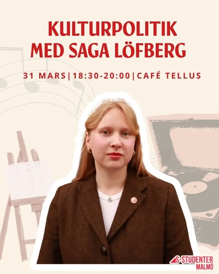 Kulturpolitik med Saga Löfberg!!!🌹
