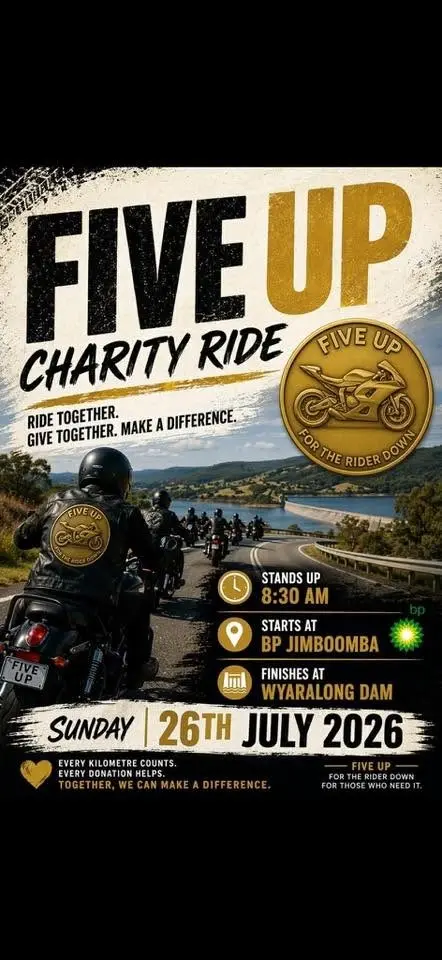 Five Up Charity Ride