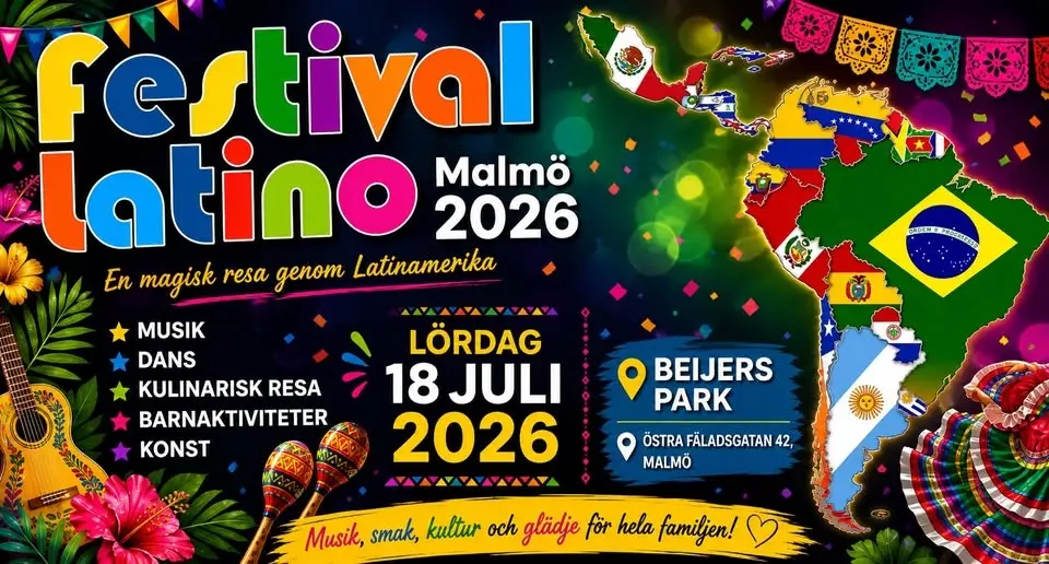 Festival Latino 2026| Beijers Park Malmö