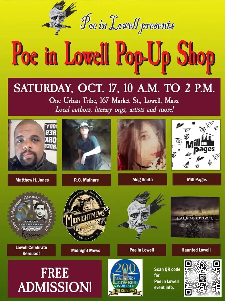 Poe in Lowell Pop-Up Shop