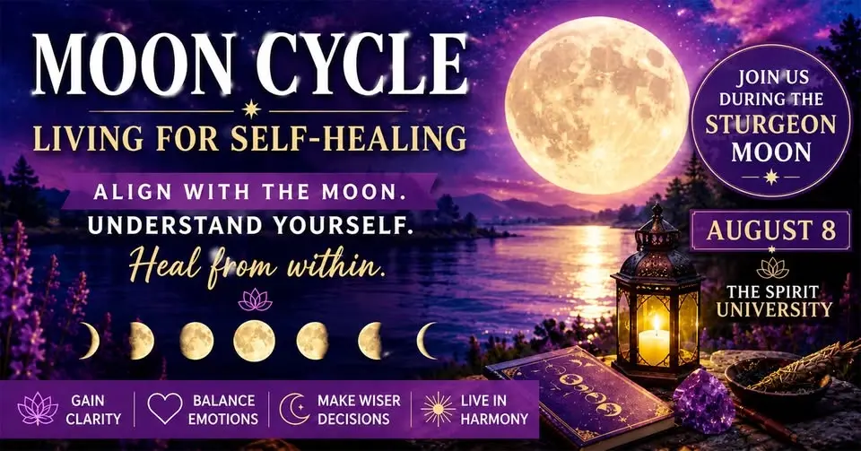 🌕 MOON CYCLE LIVING FOR SELF-HEALING
