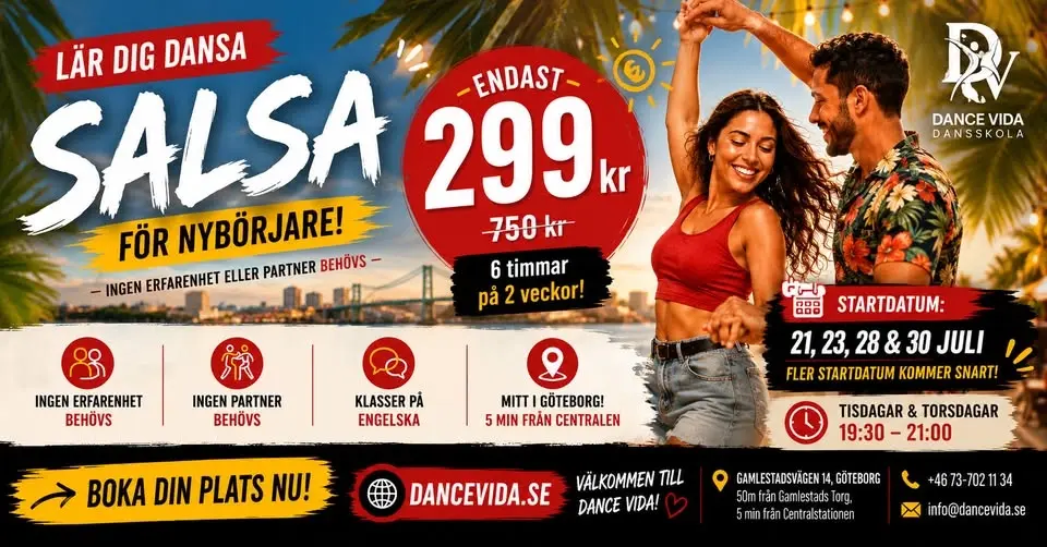 New Salsa Beginners Promotion 6 hours!