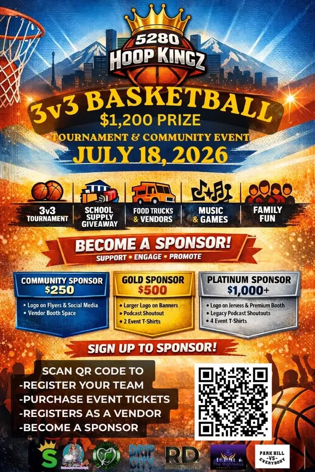 5280 Hoop Kingz 3v3 Basketball Tournament & Community Event