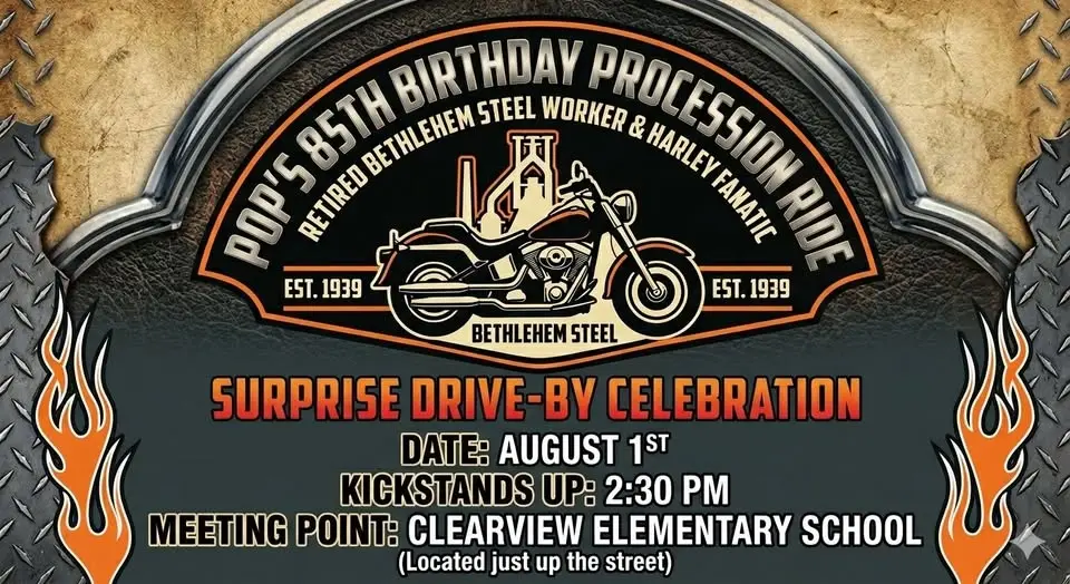Pop's 85th Birthday Drive By