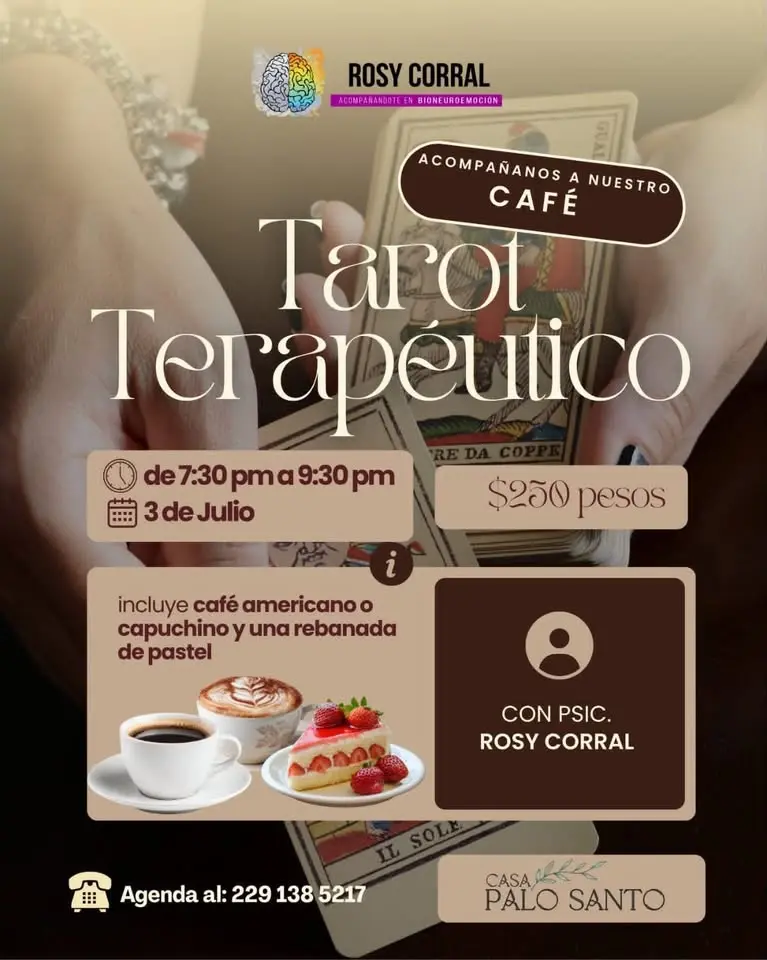 Tarde de café y tarot con Rosy corral