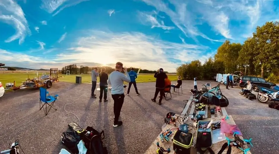Drönarflyg på Barkis