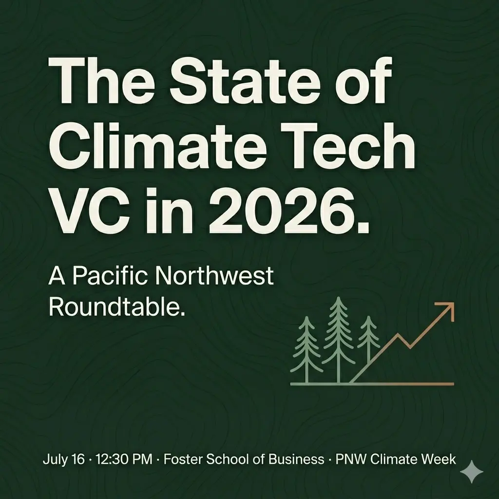 State of Climate Tech VC in the PNW 2026 Round Table - Live Podcast Recording