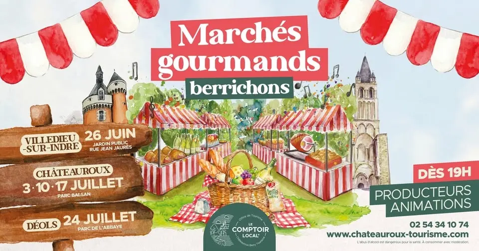 Marché gourmand du Berry à Déols