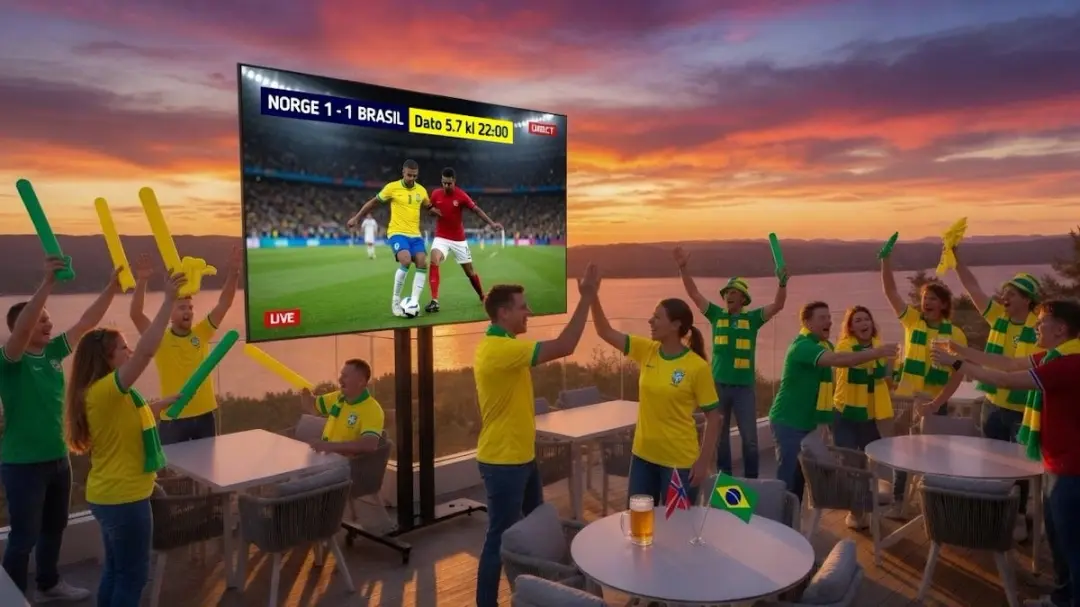 Åttendelsfinale Norge -Brasil
