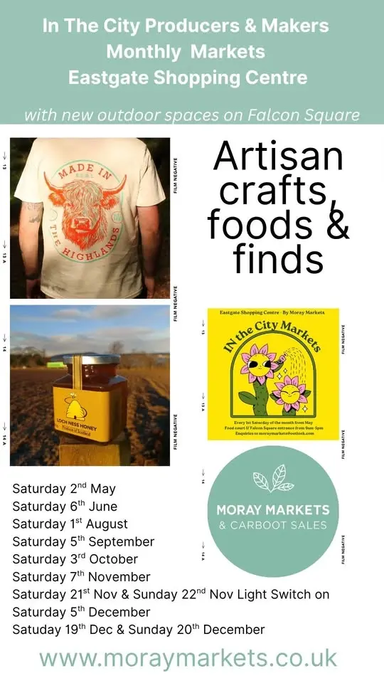 Inverness City Markets August - Eastgate Shopping Centre & Falcon Square